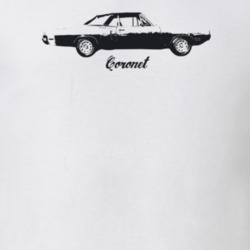 1970 Coronet Side View With Model Light Color T Shirt