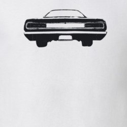 1970 Coronet Rear View Light Color T Shirt