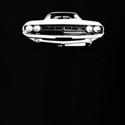 1971 Challenger Grill View Dark Color T Shirt