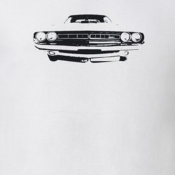 1971 Challenger Grill View Light Color T Shirt