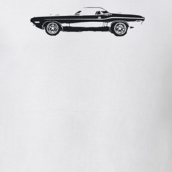 1971 Challenger Side View Light Color T Shirt