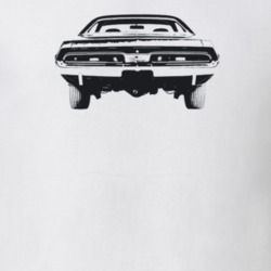 1971 Challenger Rear View Light Color T Shirt