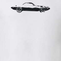 1973 Challenger Side View Light Color T Shirt