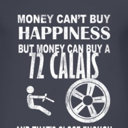 Money Cant Buy Happiness 1972 Cadillac Calais Dark Distressed T Shirt