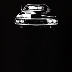1974 Challenger Grill View Dark Color T Shirt