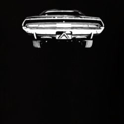 1974 Challenger Rear View Dark Color T Shirt
