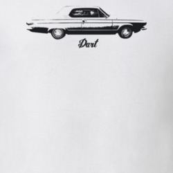 1963 Dart Side View With Model Light Color T Shirt