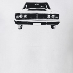 1966 Coronet Grill View Light Color T Shirt