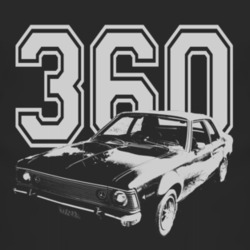 1971 AMC HORNET Side White Graphic Engine Size T Shirt