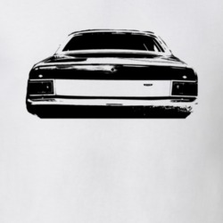 1971 AMC HORNET Rear Black Graphic Light T Shirt