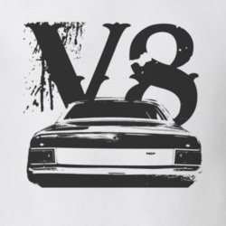 1971 AMC HORNET Rear Black Graphic V8 Light T Shirt
