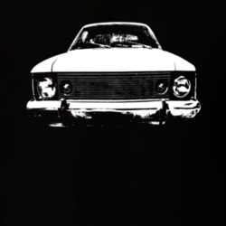 1971 AMC HORNET Grill White Graphic Dark T Shirt