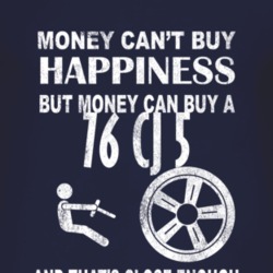 Money Cant Buy Happiness 1976 CJ 5 Dark Distressed T Shirt