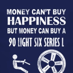 Money Cant Buy Happiness 1990 Chevy Light Six Series L Dark Distressed
