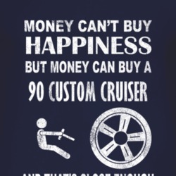 Money Cant Buy Happiness 1990 Oldsmobile Custom Cruiser Dark Distresse