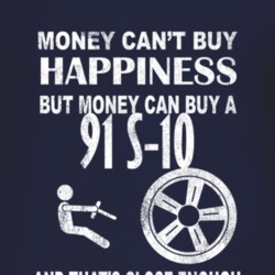 Money Cant Buy Happiness 1991 Chevy S-10 Dark Distressed T Shirt