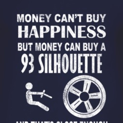 Money Cant Buy Happiness 1993 Oldsmobile Silhouette Dark Distressed T 