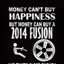 Money Cant Buy Happiness 2014 Fusion Dark Distressed T Shirt