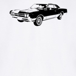 1966 Cutlass Side View Light Color T Shirt