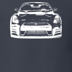 2013 GT-R Grill View Dark Color T Shirt