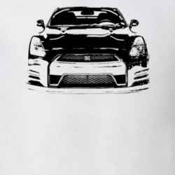 2013 GT-R Grill View Light Color T Shirt