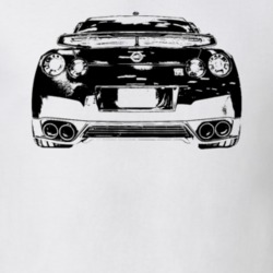 2013 GT-R Rear View Light Color T Shirt