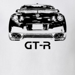 2013 GT-R Rear View With Model Light Color T Shirt