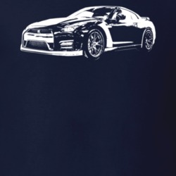 2013 GT-R Side View Dark Color T Shirt