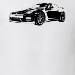 2013 GT-R Side View Light Color T Shirt