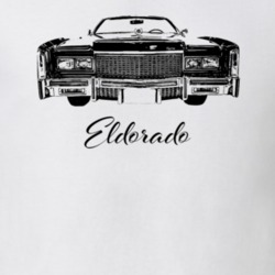 1976 Eldorado Grill View With Model Light Color T Shirt