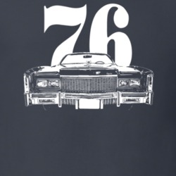 1976 Eldorado Grill View With Year Dark Color T Shirt