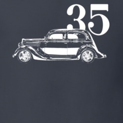 1935 Sedan Side View With Year Dark Color T Shirt