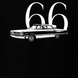 1966 Park Lane Side Angle View With Year Dark Color T Shirt