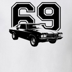 1969 Beaumont Side View With Year Light Color T Shirt