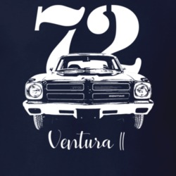 1972 Ventura Grill View With Year And Model 2 Dark Color T Shirt