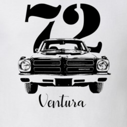 1972 Ventura Grill View With Year And Model Light Color T Shirt