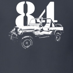 1984 Scrambler Side View With Year Dark Color T Shirt