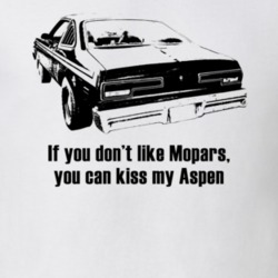 1976 Aspen Rear View With Slogan Dokter Custom Light Color T Shirt