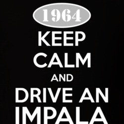 Keep Calm And Drive A 1964 Impala Light Graphics T Shirt