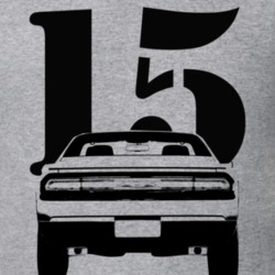 2015 Chalenger Rear View With Year Light Color T Shirt