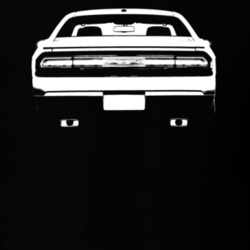 2015 Challenger Rear View Dark Color T Shirt