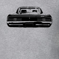 1967 Gto Rear View Light Color T Shirt