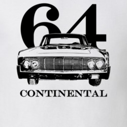 1964 Continental Grill View With Year And Model Light Color T Shirt
