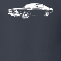 1969 Barracuda Side View Dark Color T Shirt