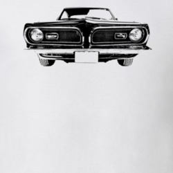 1969 Barracuda Grill View Light Color T Shirt