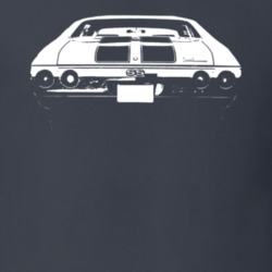 1972 Chevelle Rear View Dark Color T Shirt