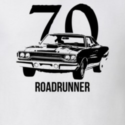 1970 Roadrunner Side View With Year And Model Light Color T Shirt