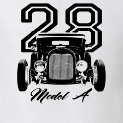 1928 Model A Grill View With Year And Model Light Color T Shirt