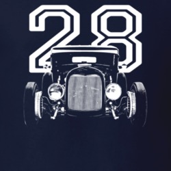 1928 Model A Grill View With Year Dark Color T Shirt