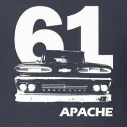 1961 C10 Apache Pickup Grill View With Year And Apache Model Name Char